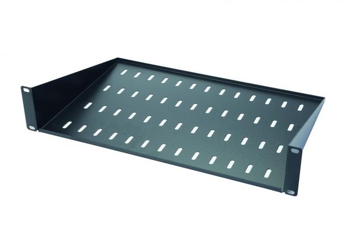 Полка консольная 2U, до 15 кг, глубина 400 мм, | 60A-02-40-11BL Eurolan