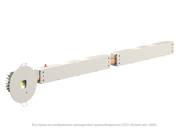 Светильник аварийный BS-RADAR-53-L1-INEXI2 White Белый Свет a31376