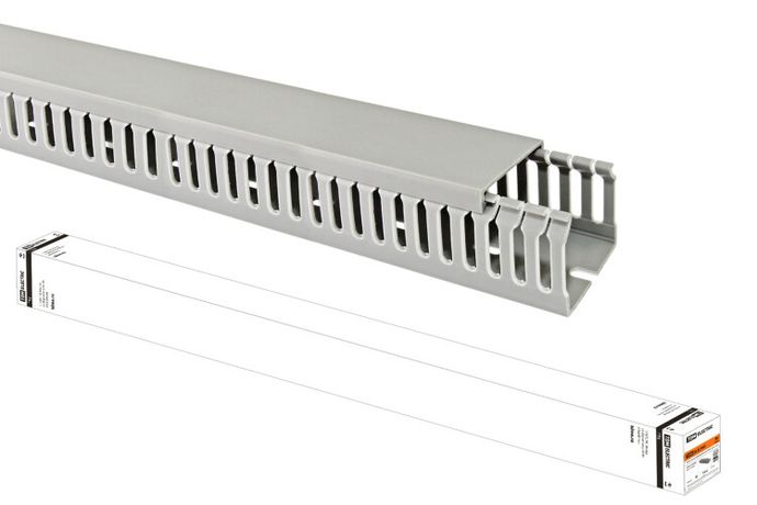 Кабель-канал перфорированный 50х50 перфорация 6/8 (24 м) - SQ0410-0005 TDM