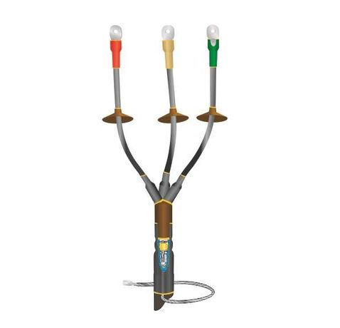 Муфта кабельная концевая наружной установки 1кВ КНТпН 3х(70-120мм) с болтовыми наконечниками Нева-Транс 22020089 Нева Транс