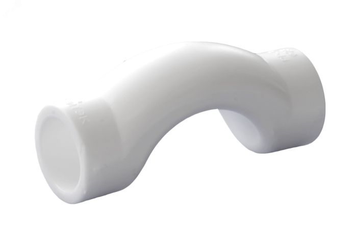 Обвод 25 раструбный полипропиленовый PPR белый - 9000010025 Политэк