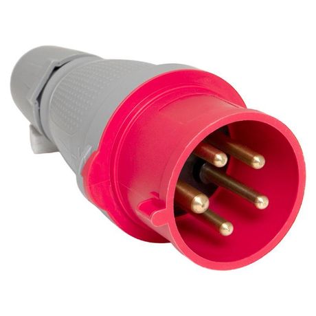 Вилка переносная 025 3Р+РЕ+N 32А 380В IP44 EKF PROXIMA | ps-025-32-380-PRO