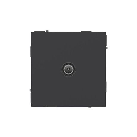 Розетка телевизионная оконечная TV KANT черн. уголь DKC 7012523 ДКС DKC арт. 7012523
