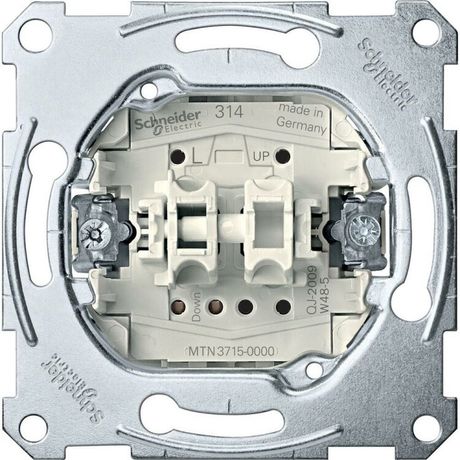 Выключатель для жалюзи 2-кл. 1п СП Merten 10А механизм SchE MTN3715-0000 Schneider Electric