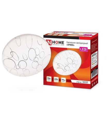 Светильник светодиодный серии DECO 12Вт 230В 6500К 780лм 190х65мм ОРИОН | 4690612022215 IN HOME