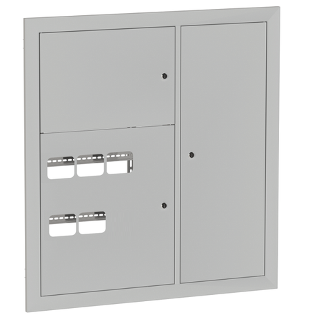 Щит этажный 5кв. RAL9003 3 окна в ряд по гориз. (1000х950х160) Basic EKF mb28-v-5-r9003-1