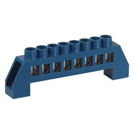 Шина NO-224-63 N ноль в изоляторе ШНИ-8х12-8-Д-синий | Б0062955 ЭРА