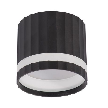 Светильник потолочный 12W, 230V, GX53, черный, HL369 | 48678 FERON