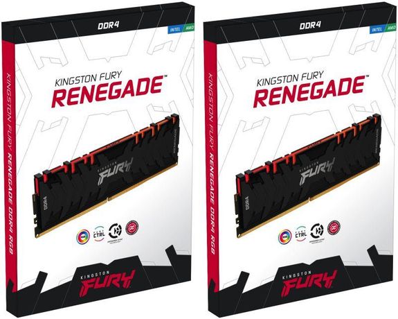 Память оперативная KF436C16RBAK4/32 32GB 3600MHz DDR4 CL16 DIMM (Kit of 4) FURY Renegade RGB KINGSTON 1000632865