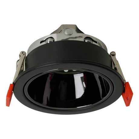 Светильник потолочный встраиваемый, MR16 G5.3, черный + хром DL3102 | 51402 FERON