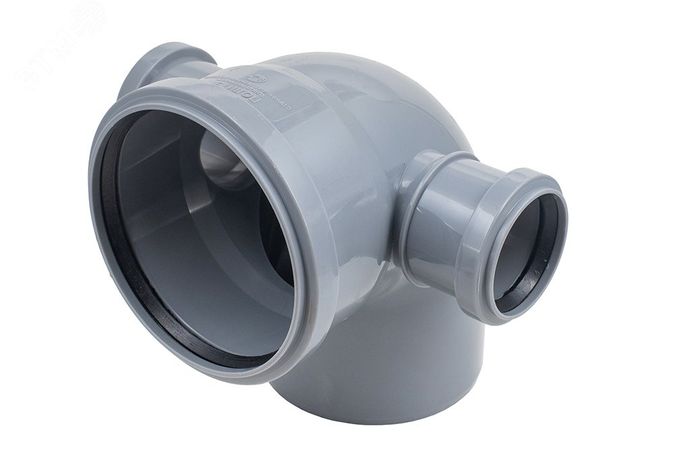 Отвод 110 90 град, с выходом 50 правый левый - 300111050ЛП Политэк