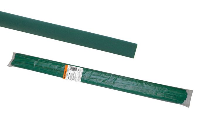 Термоусаживаемая трубка ТУТнг 4/2 зеленая по 1м (100 м/упак) | SQ0518-0330 TDM
