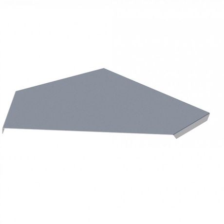 Крышка для лотка углового горизонтального осн.600 сталь 1.5мм ЛМсК-135Г цУТ1.5 СОЭМИ Н0121440148