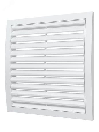 Решетка вентиляционная вытяжная наружная, из ASA пластика 200х200 - 2020РРН ЭРА 15091