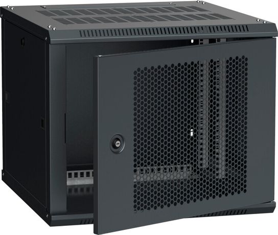 Шкаф LINEA W 9U 600x600 мм дверь перфорированная, RAL9005 | LWR5-09U66-PF ITK IEK