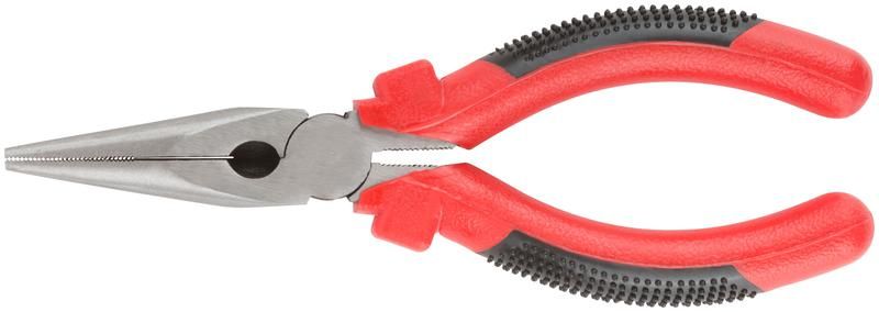 Тонконосы ''Стандарт'' красно-черные пластиковые ручки полированная сталь 165 мм - 48265 РОС