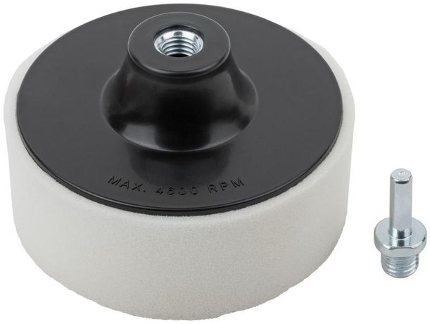 Диск полировальный поролоновый гайка М14 125х50мм FIT 39615 РОС