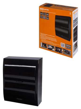 Бокс пластиковый навесной ЩРН-П-24 модуля IP41, Антрацит | SQ0901-0906 TDM