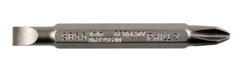 Бита двухсторонняя серия Industrial SL5,5/PH2 60 мм | 06325510 Felo