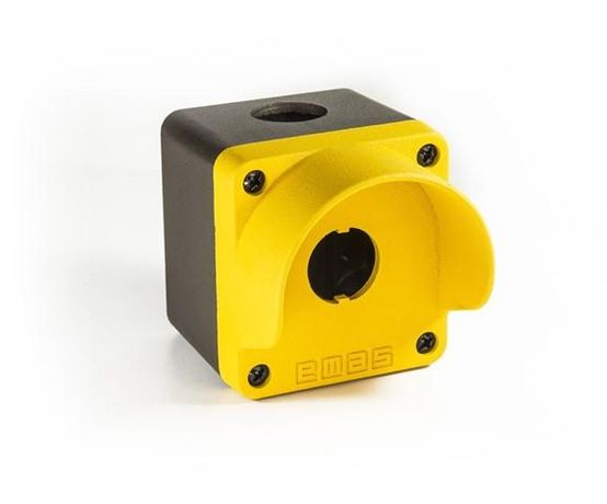 Пост металлический пустой IP67 желт./сер. EMAS M1CBOS