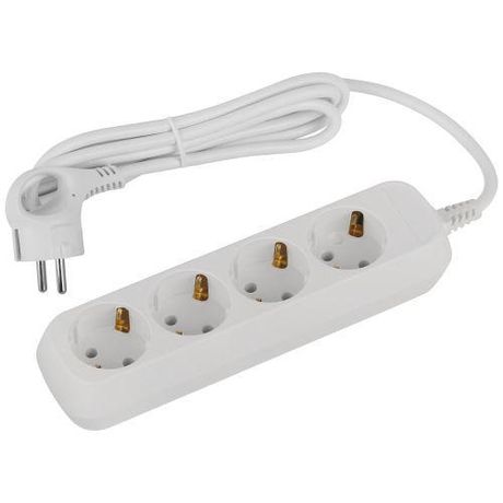 Удлинитель электрический ЭРА UDL-16-415-E Greenline 4 розетки с заземлением 1,5м ПВС 3x1мм2 | Б0065081