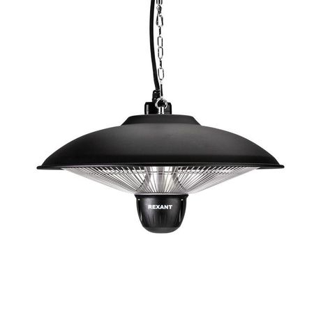 Обогреватель электрический инфракрасный подвесной в корпусе из нержавеющей стали 1.5кВт 3 режима обогрева механическая регулировка Rexant 60-0061 MEET