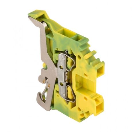 Колодка клеммная самозажимная JXB-S-2.5 24А земля EKF PROxima | plc-jxb-s-2.5pe