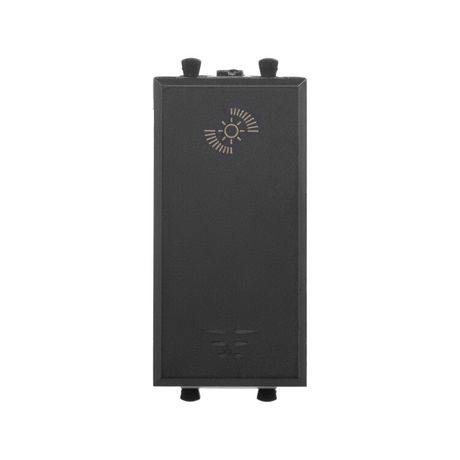 Черный матовый 1 модуль - 4412341 Avanti Диммер кнопочный модульный для LED ламп ДКС