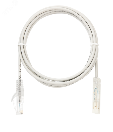Патч-корд U/UTP 1 пара Cat 5 110-RJ45/8P8C USOC 7х0192мм LSZH серый 15м - NMC-PC1UD05T-015-C-GY NIKOMAX ЭКО49927