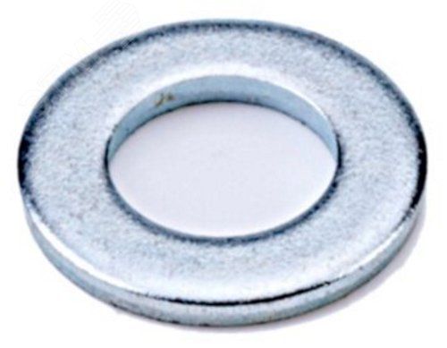 Шайба DIN 125 М12 плоская покрытие цинк - DIN125-12 Крепдил