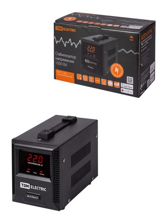 Стабилизатор напряжения БСР1-1,0 кВА электронный переносной | SQ1201-0032 TDM