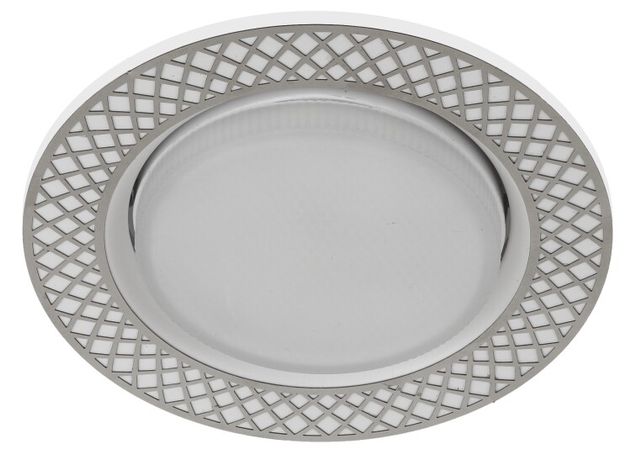 Светильник точечный встраиваемый KL79 WH/CH под лампу Gx53 круглый,220V,13W,белый/хром | Б0037366 ЭРА