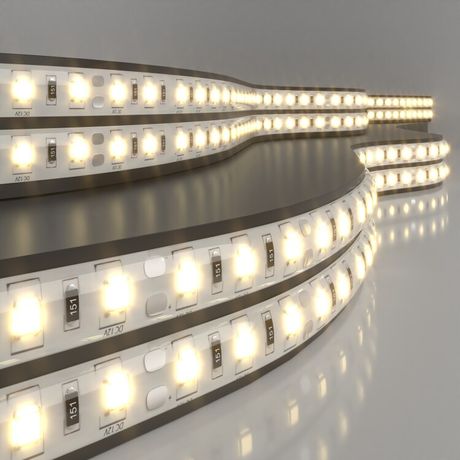 Светодиодная лента 60Led 14,4W IP65 теплый белый 5050 12V 5 м в упак | a027841 Elektrostandard