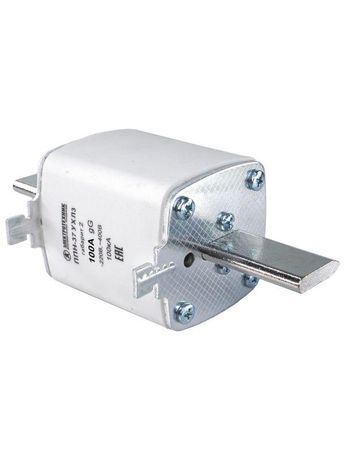 Плавкая вставка ППН-37 УХЛ3, 100А, габарит 2, IP00 (ЭТ) | ET522719 Электротехник