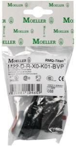 Красная кнопка без фиксации с подсветкой, 1НО, 24В DC, M22-DL-R-K10LED-BVP - 110932 EATON