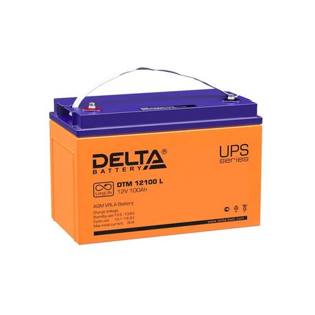 Аккумулятор DELTA 12В/100 А/ч L - DTM 12100