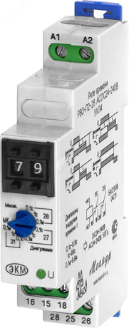 Реле времени РВО-П2-26 ACDC24-240В УХЛ4 с выдержкой после снятия напряжения питания - 4640016930722 Меандр ACDC24-220В