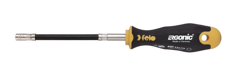 Отвертка Ergonic с гибким стержнем торцевой ключ 6,0X170 | 42906040 Felo