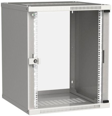 Шкаф LINEA WE 15U 600x650мм дверь стекло сер. ITK LWE3-15U67-GF IEK