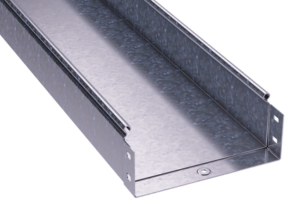 Лоток неперфорированный 150х80 L2000 нержавеющая сталь 0.7мм ДКС 35053INOX