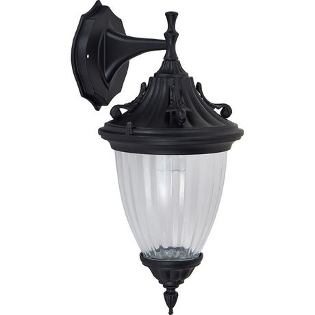 Светильник садово-парковый PL581 на стену вниз 60W 230V E27, черный | 41164 Feron