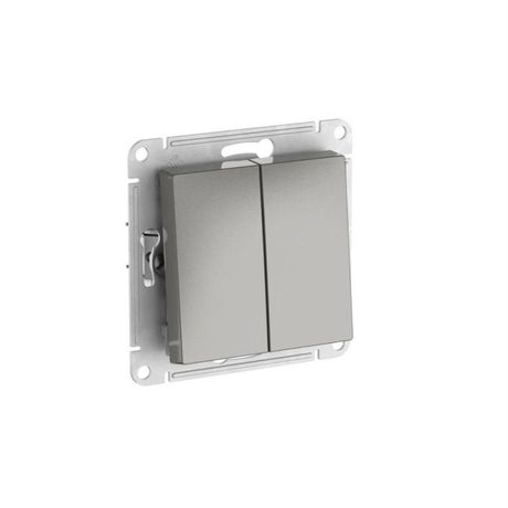 Переключатель 2-кл. AtlasDesign (сх. 6/2) 10AX быстрозажим. клем. механизм сталь SE ATN000965S APC