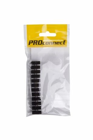 Колодка клеммная КВ-4 3А 4мм PP(полипропилен) черный PROCONNECT Индивидуальная упаковка1 шт | 07-5004-2-9 MEET