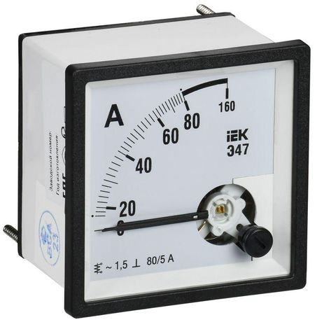 Амперметр Э47 80/5А кл. точн. 1,5 72х72мм | IPA10-6-0080-E IEK