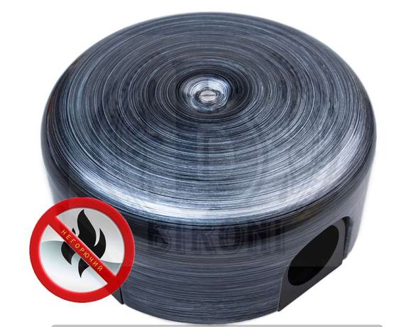 Коробка распределительная 110мм, пластик, Серебряный Век с кабельными вводами - B1-522-11-K BIRONI