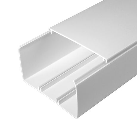 Кабель-канал белый 2-й замок в г/к 100х60 мм (16м/уп) Промрукав - PR.0610060 Строитель