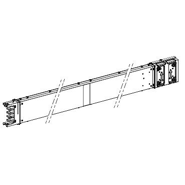 СЕКЦИЯ ПРЯМАЯ 400A, С ОГНЕН. БАРЬЕРОМ | KSA400ET4AF Schneider Electric