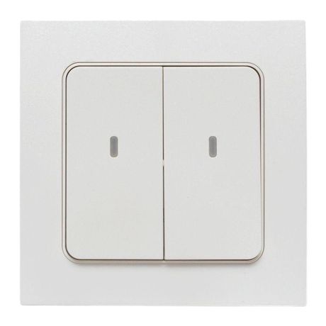 Выключатель 2-кл. Стокгольм Умный беспроводной бел. Zigbee Сonnect EKF RCV-ST2-WS-ZB