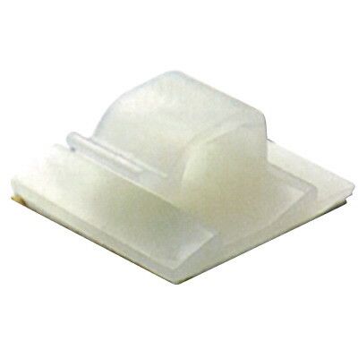 Клипса самоклеящаяся для кругл.кабеля,белая, 16x15x18 | 25436 DKC ДКС