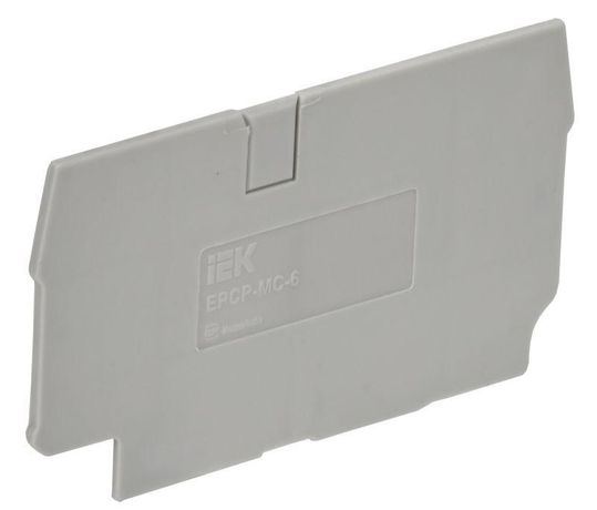 Заглушка для колодки клеммной CP 10кв.мм сер. ARMAFIX IEK AF-CT20-00-K03-010-ZGL